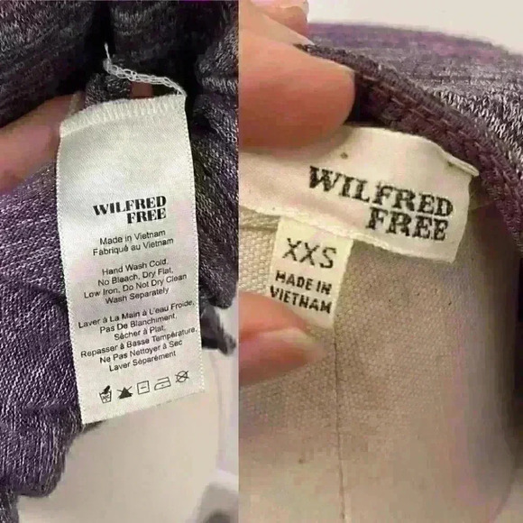 Aritzia Wilfred Free Gail Shirt Dress Purple - Picture 8 of 8